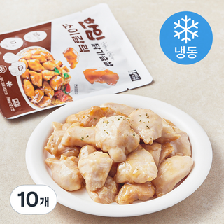 육식토끼 한입닭가슴살 소이갈릭 (냉동), 100g, 1개입, 10개