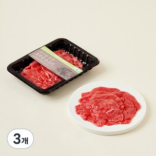 동원홈푸드 유기농 인증 소고기 육전 샤브샤브용 (냉장), 200g, 3개