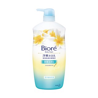Biore 蜜妮 淨嫩沐浴乳 緬梔花香 彈嫩清爽, 1kg, 1瓶