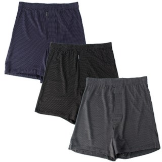 도씨 남성용 자연인견 도트 스판 트렁크 팬티 3종 세트