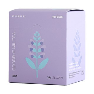 굿바이밀티 허브티, 1.7g, 20개입, 1개