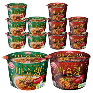 오뚜기 마슐랭 마라탕면 용기 130g 6p + 마라샹궈 용기 120g 6p, 1세트