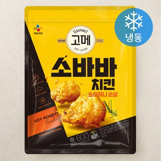 고메 소바바치킨 소이허니 순살 (냉동), 600g, 1개
