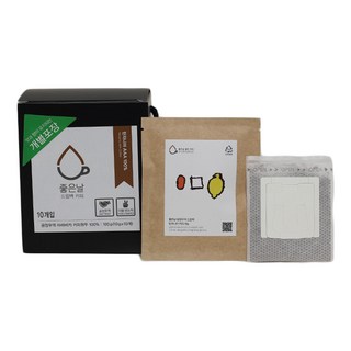 좋은날 공정무역 탄자니아 드립백 커피, 100g, 10개입, 1개