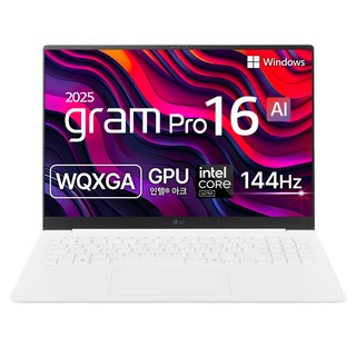LG전자 2025 그램 Pro 16 Ultra7 편집 작업 모습