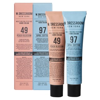 더블유드레스룸 퍼퓸 핸드크림 50ml 세트 49 피치블러썸 + 97 에이프릴코튼, 1세트