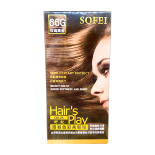 SOFEI 舒妃 護色染髮 7T, 莓果栗, 1盒