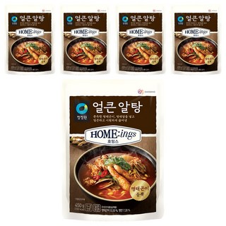 청정원 호밍스 얼큰 알탕, 450g, 5개