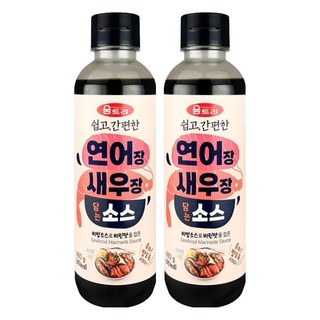 움트리 연어장 새우장 담는 소스, 2개, 380ml