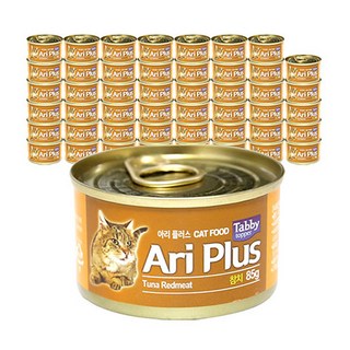테비토퍼 아리플러스 고양이 간식캔, 참치, 85g, 48개