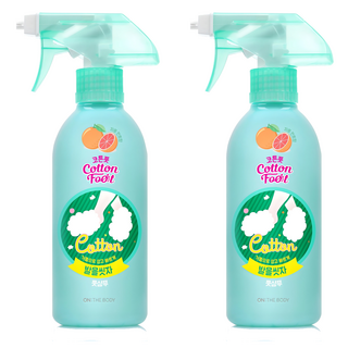 온더바디 코튼풋 발을 씻자 풋샴푸 자몽 민트향, 1개입, 2개, 385ml