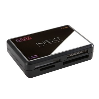 넥스트 USB 3.0 CF SD 올인원 카드 리더기 NEXT-9703U3 + 케이블 1m 세트, 혼합색상, 1개