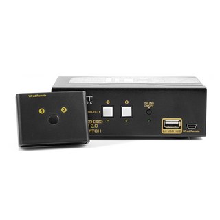넥스트 4K HDMI 영상리피터 2포트 KVM 리모컨 스위치