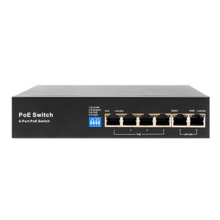 넥스트유 4+2포트 POE플러스 스위치허브 100Mbps, NEXT POE706EF, 4개