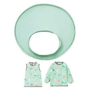 Hafftnun아기 긴소매 방수 턱받이