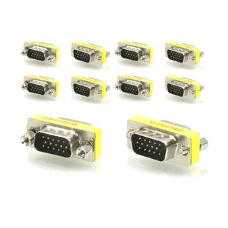 MachLink D-SUB 15Pin 3排公對公迷你轉接頭, CP-1391, 5個