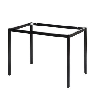도리퍼니처 30각 철제프레임 900 x 600 mm, 블랙, 1개