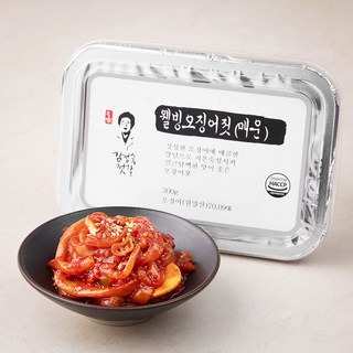 김정숙젓갈 웰빙오징어젓 매운, 300g, 1팩