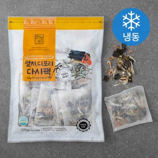 멸치 디포리 다시팩 (냉동), 15g, 15개입, 1개