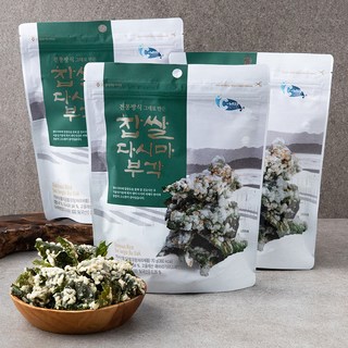 예맛상사 찹쌀 다시마 부각 3봉, 210g, 1개