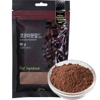 브레드가든 템퍼링이 되어있는 코코아파우더, 80g, 1개입, 1개, 80g