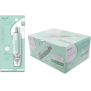 oval 歐文 修正帶 10入補充芯, 馬卡龍綠, 1個