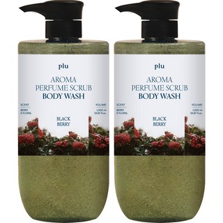 플루 아로마 퍼퓸 스크럽 바디워시 블랙베리