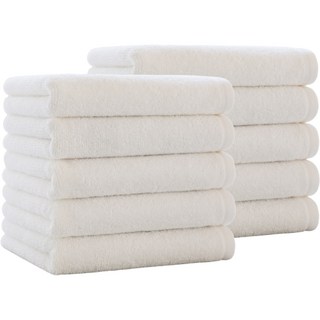 Moohan Towel 飯店毛巾 150g 10支 精梳棉, 10個, 白色