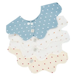 아가짱 유아용 롤링 턱받이 4종 세트