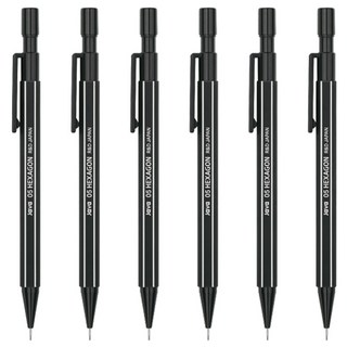 자바펜 헥사곤 샤프 블랙, 0.5mm, 6개