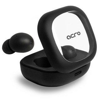 아크로 ENC 버즈에어 블루투스 무선 이어폰, 블랙 상품 이미지