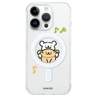 Maltese Cuteys MagSafe凝膠硬手機殼
