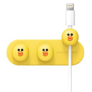 elago Line Friends磁吸線材收納器, 莎莉, 1個