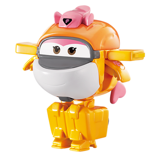 super wings 電動迷你變身Tiki機器人玩具, 混色