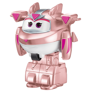 super wings 迷你變身黃金女孩機器人玩具, 混色