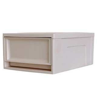아이리스 1단 서랍함 BC 370, 베이지, 26.4 x 37 x 16 cm, 1개