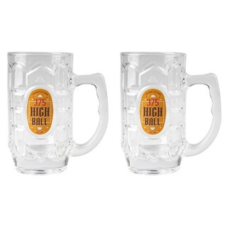 코코리 375 하이볼잔 오렌지 375ml, 2개