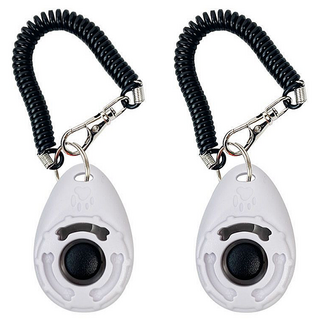 하이제이비 반려동물 훈련용품 클리커 화이트 2개 상품 이미지