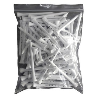 니어핀 눈금 나무 골프티, 화이트, 1세트