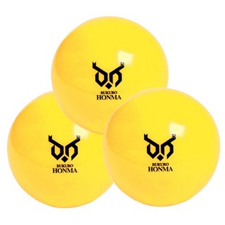 부쿠로혼마 파크 골프공 3피스 옐로우 1개입 3개 상품 이미지