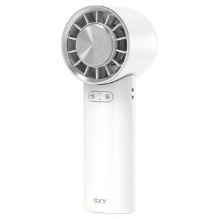 SKY 윈드 W11 하이브리드 USB 휴대용 선풍기, SKY-WI-W11, 폴라 화이트
