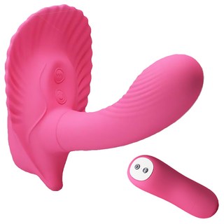 프리티러브 저소음 30단 삽입형 자동 지스팟 클리토럴 더블터치 팬티 무선진동기 BI-014368W-3 + 리모컨 세트, 1세트, 마젠타핑크 대표 이미지 - 무선 진동기 추천