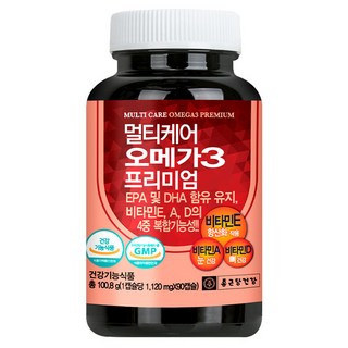 종근당건강 멀티케어 오메가3 프리미엄, 90정, 1개