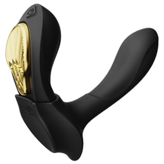 잘로 아야 웨어러블 무선 바이브레이터 + USB 충전 리모콘 세트, 1세트, 블랙 대표 이미지 - 무선 진동기 추천