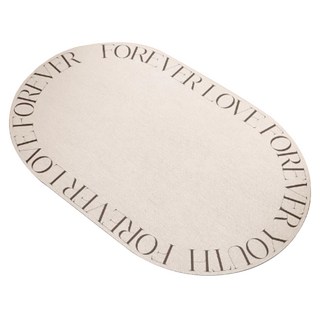 원이네 모던 무드 규조토 발매트 40 x 60 cm, 레터링 프레임 아이보리, 1개