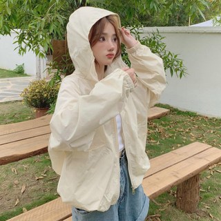 아이엠몽 여성용 핀치 루즈 컬러 하이넥 바람막이 자켓