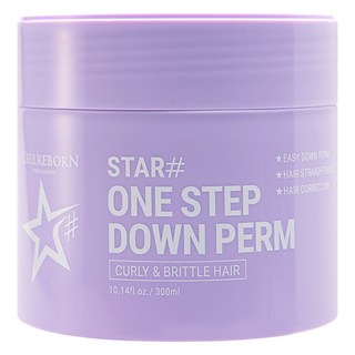 셀리본 스타샵 원스텝 옆머리 셀프 다운펌 모든모발용, 1개, 300ml