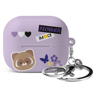 Imooi Nook Galaxy Buds 3 / 3 Pro 硬盒 + 鑰匙圈套裝, 媽媽, 1組, 單品