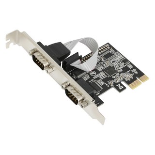 넥시 RS232 2포트 PCI-Express 카드 NX-RS232EX-2P / NX1328, 1개