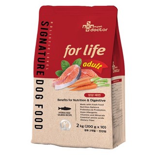 마이펫닥터 어덜트 시그니처 독 푸드 포 라이프 건식사료, 연어